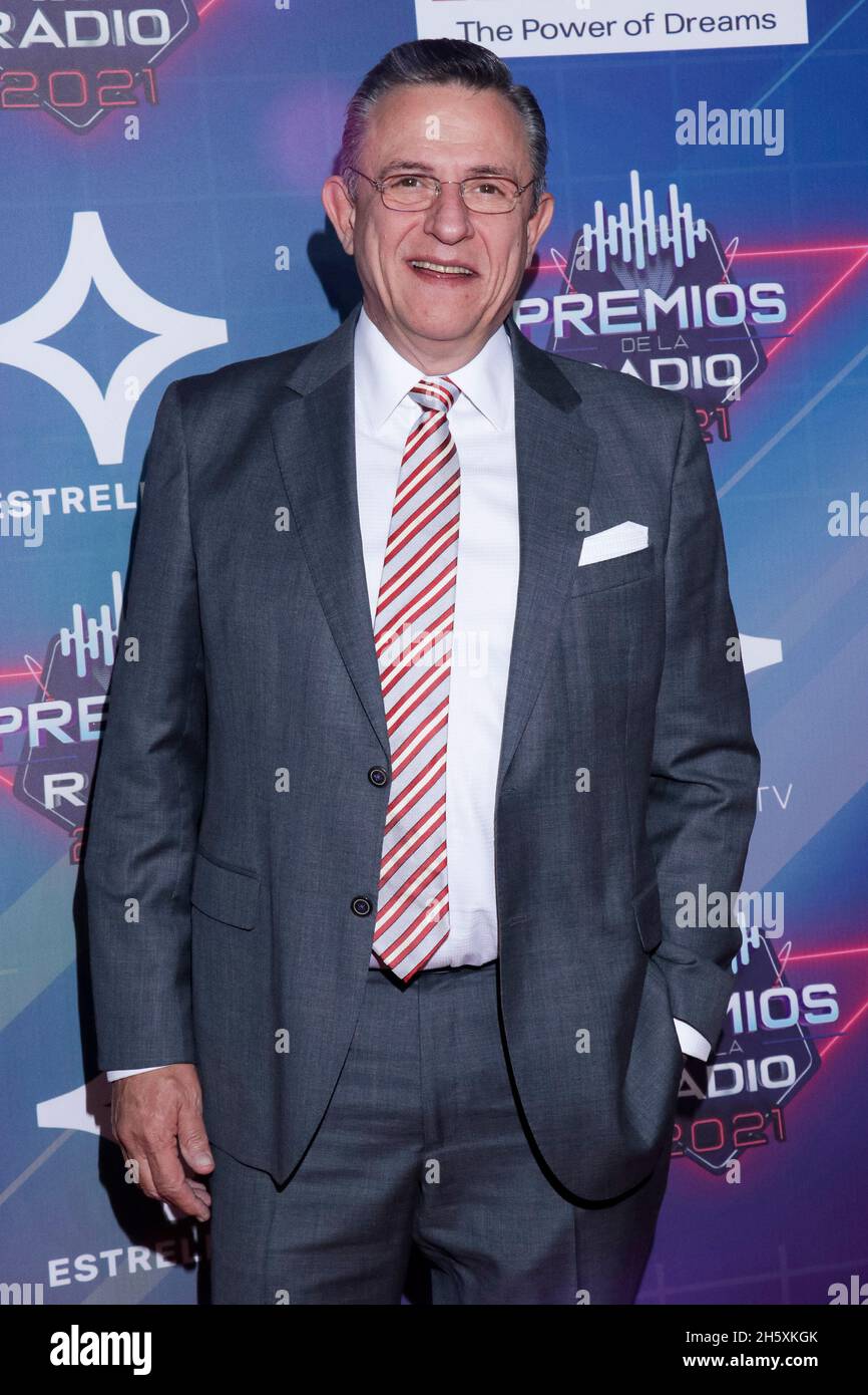 2021 radio Awards, un événement qui reconnaît le meilleur de la musique mexicaine régionale, et qui se tient pour la première fois au Mexique Banque D'Images