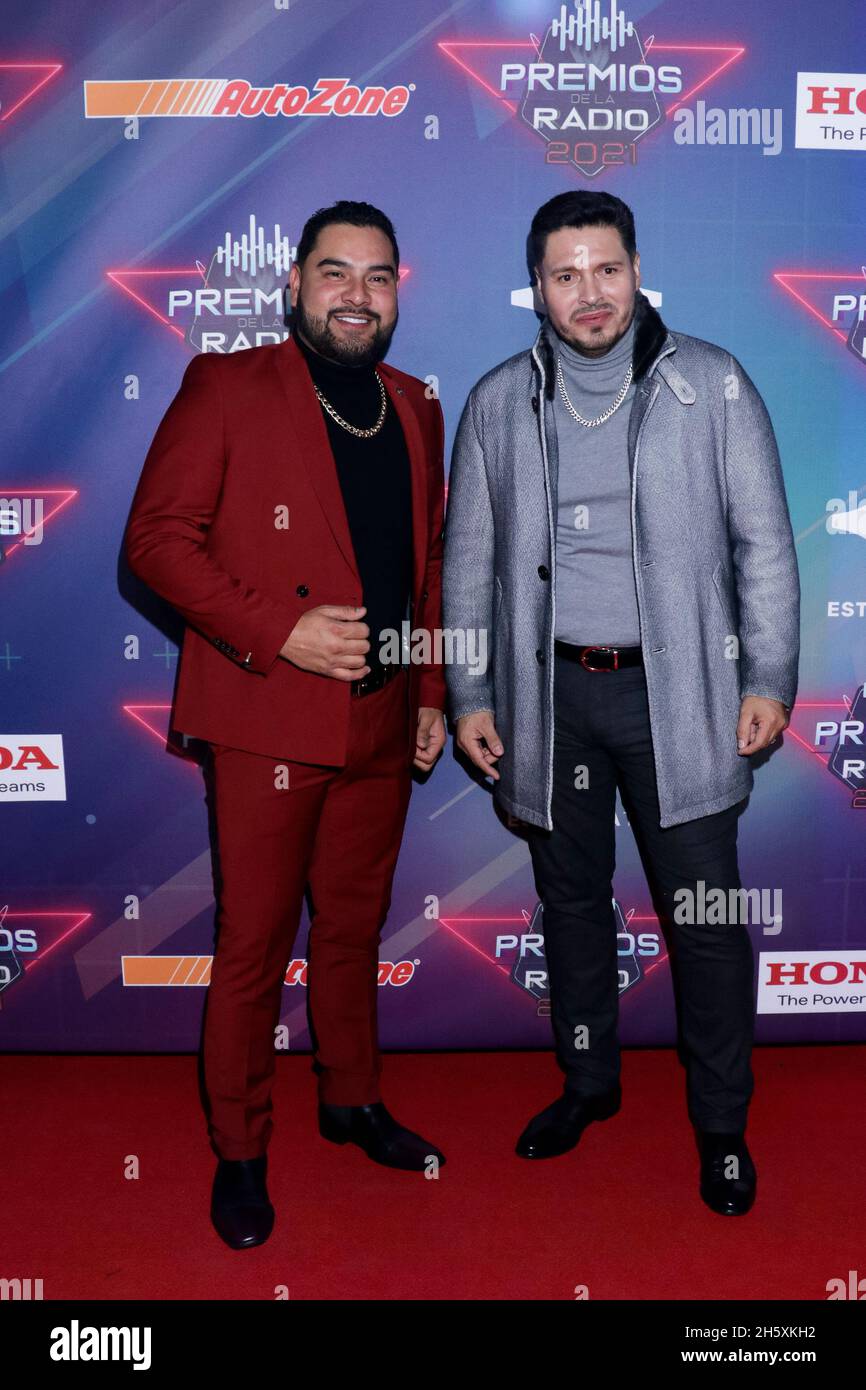 2021 radio Awards, un événement qui reconnaît le meilleur de la musique mexicaine régionale, et qui se tient pour la première fois au Mexique Banque D'Images
