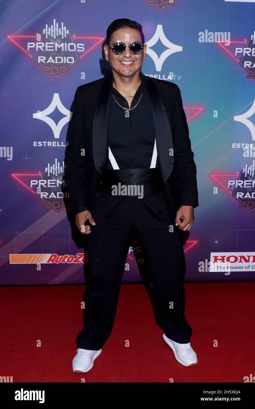 2021 radio Awards, un événement qui reconnaît le meilleur de la musique mexicaine régionale, et qui se tient pour la première fois au Mexique Banque D'Images