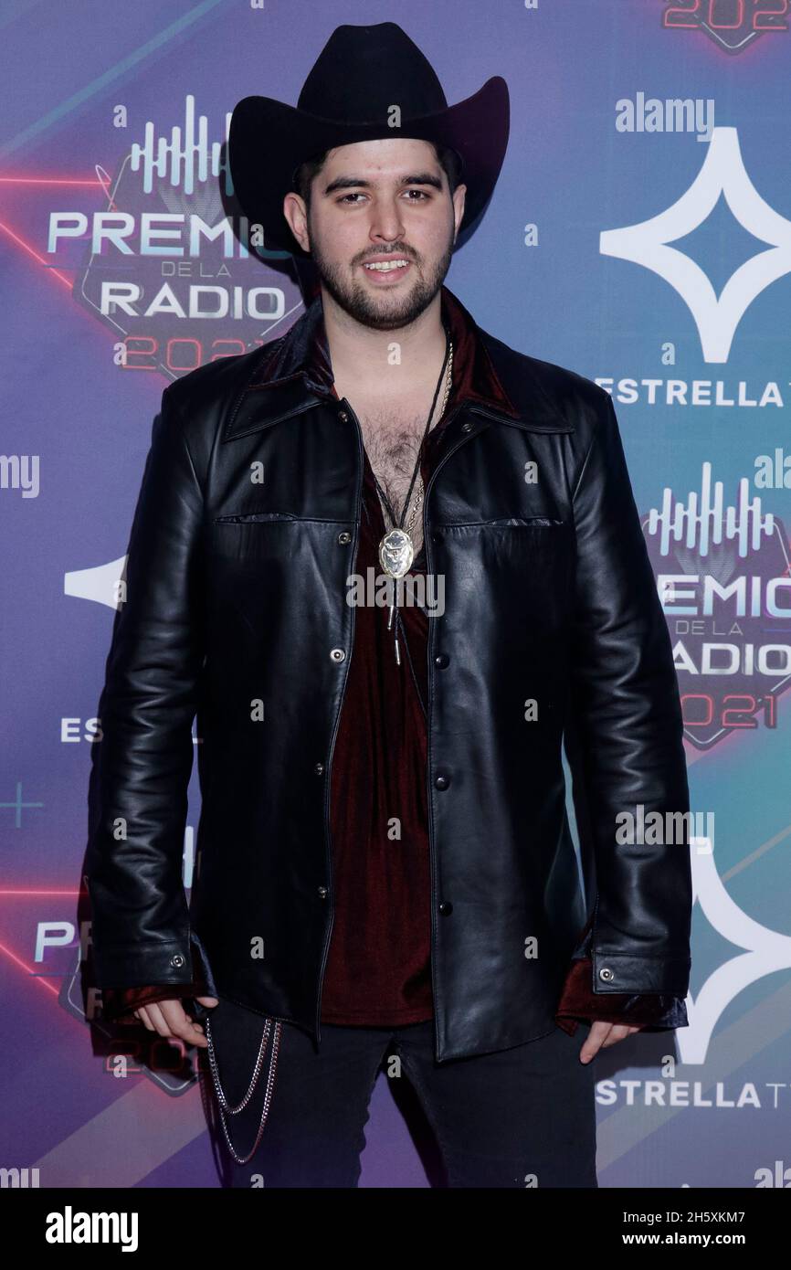 2021 radio Awards, un événement qui reconnaît le meilleur de la musique mexicaine régionale, et qui se tient pour la première fois au Mexique Banque D'Images