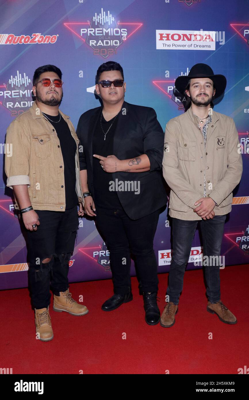 2021 radio Awards, un événement qui reconnaît le meilleur de la musique mexicaine régionale, et qui se tient pour la première fois au Mexique Banque D'Images