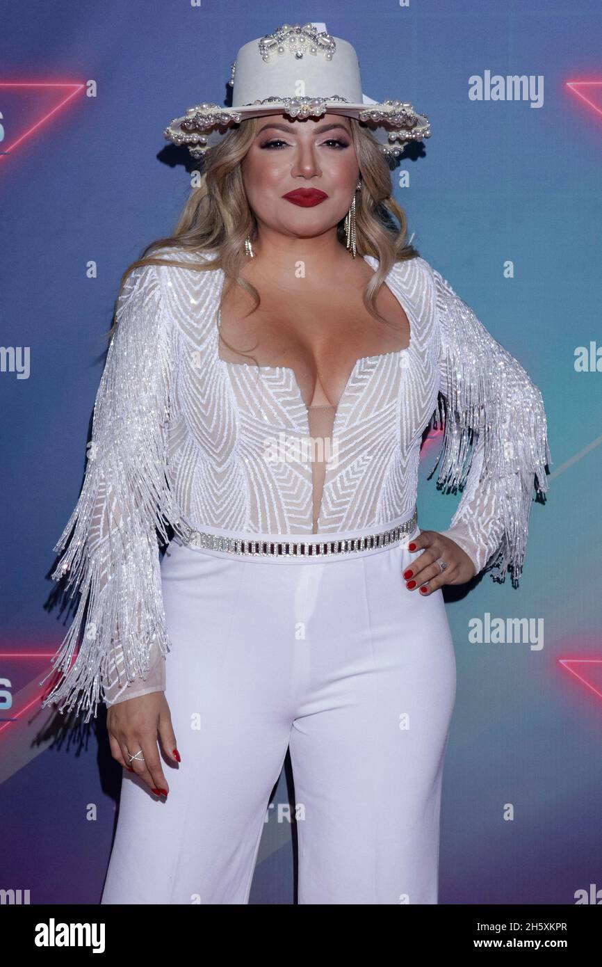 2021 radio Awards, un événement qui reconnaît le meilleur de la musique mexicaine régionale, et qui se tient pour la première fois au Mexique Banque D'Images