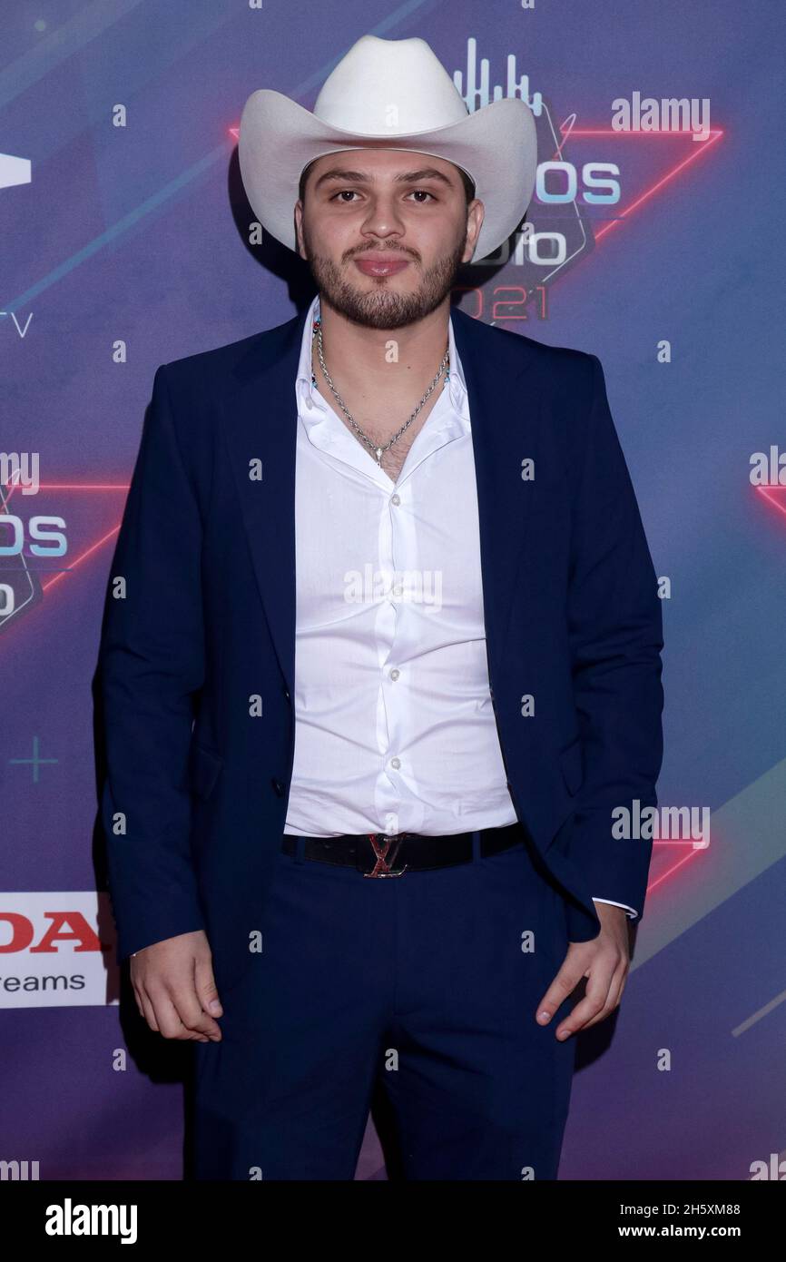 2021 radio Awards, un événement qui reconnaît le meilleur de la musique mexicaine régionale, et qui se tient pour la première fois au Mexique Banque D'Images