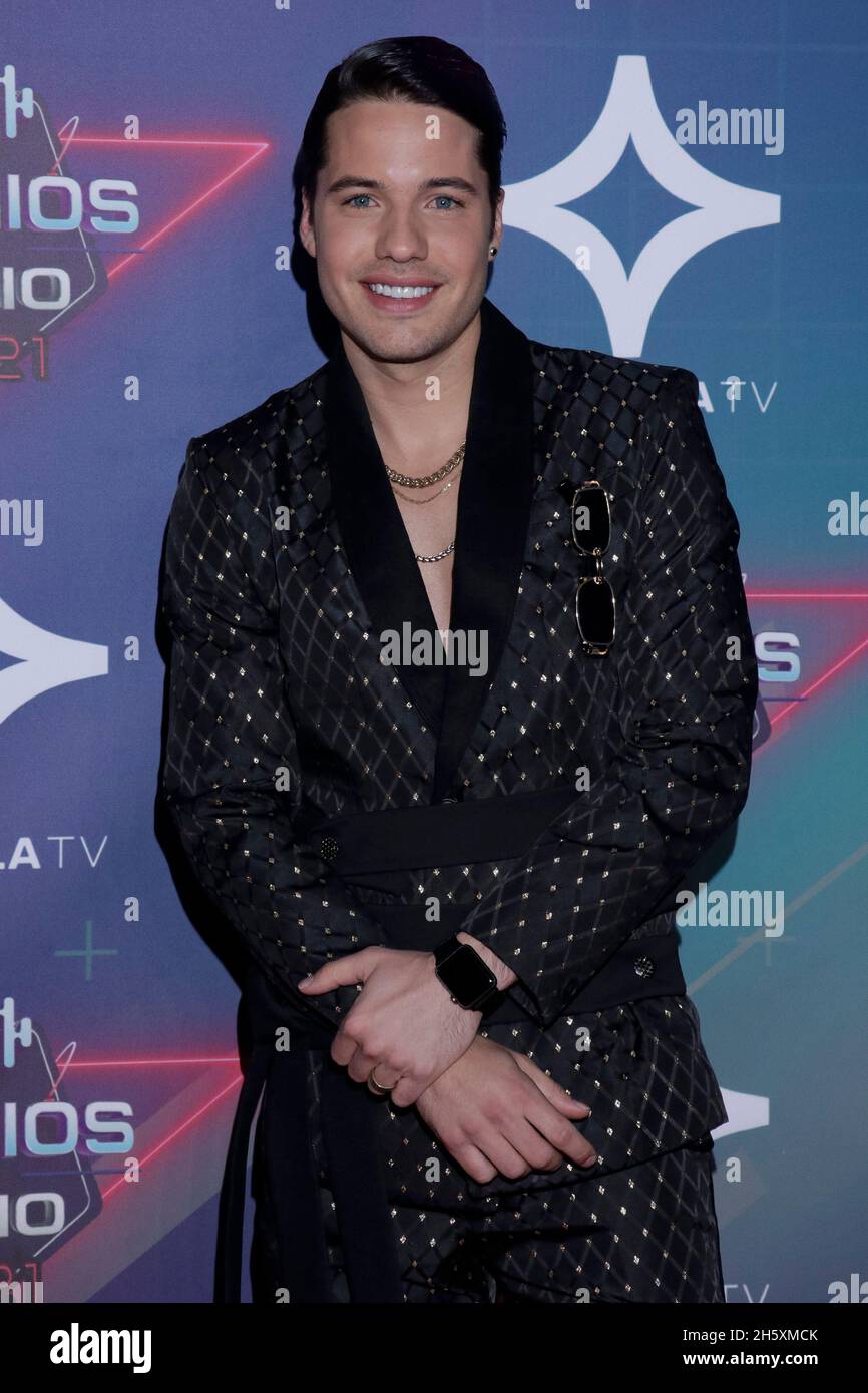 2021 radio Awards, un événement qui reconnaît le meilleur de la musique mexicaine régionale, et qui se tient pour la première fois au Mexique Banque D'Images