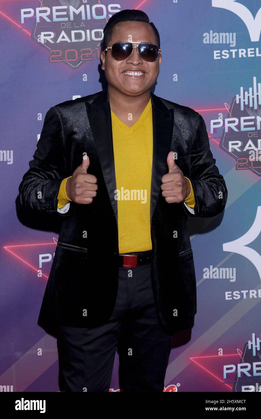 2021 radio Awards, un événement qui reconnaît le meilleur de la musique mexicaine régionale, et qui se tient pour la première fois au Mexique Banque D'Images