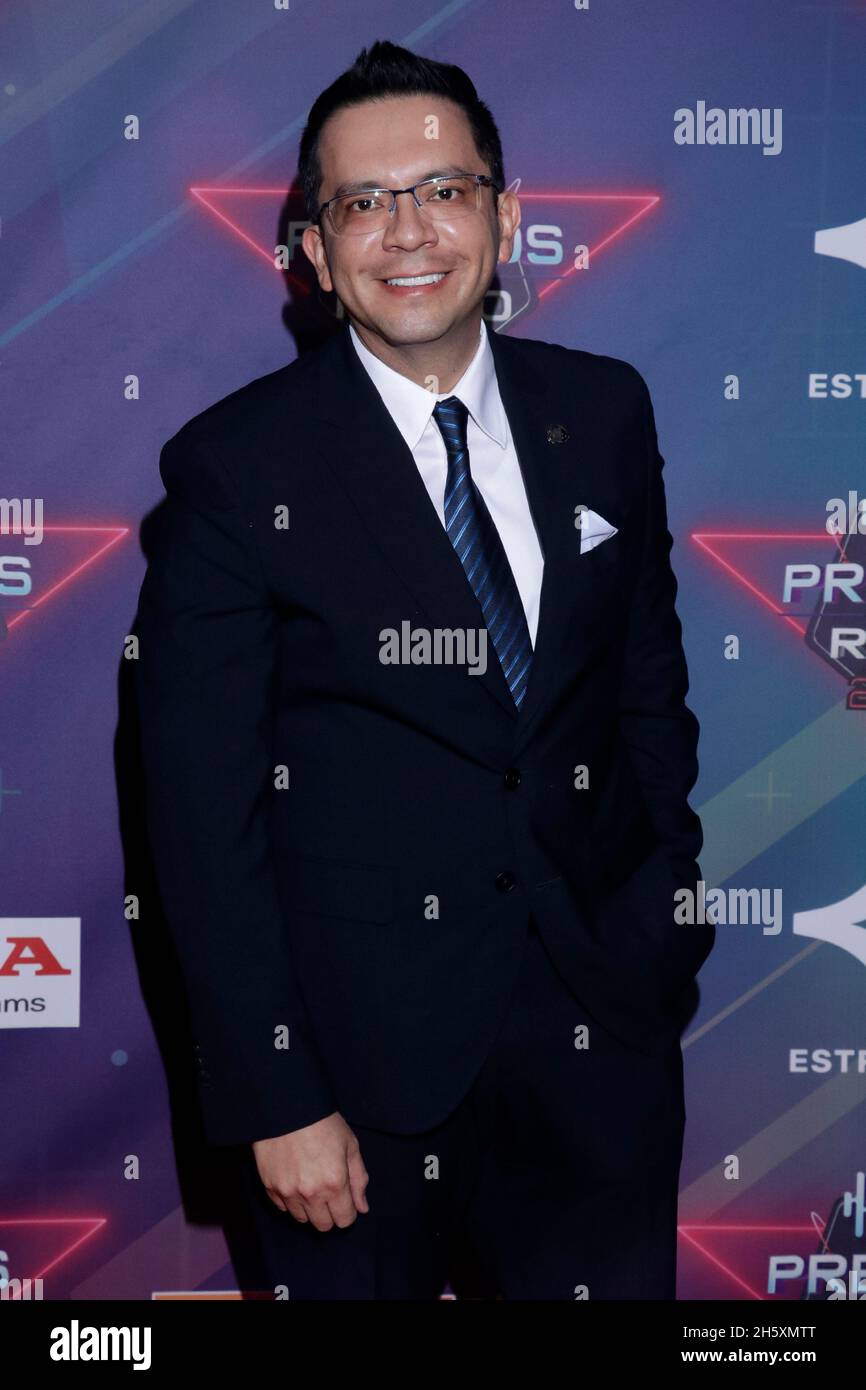 2021 radio Awards, un événement qui reconnaît le meilleur de la musique mexicaine régionale, et qui se tient pour la première fois au Mexique Banque D'Images