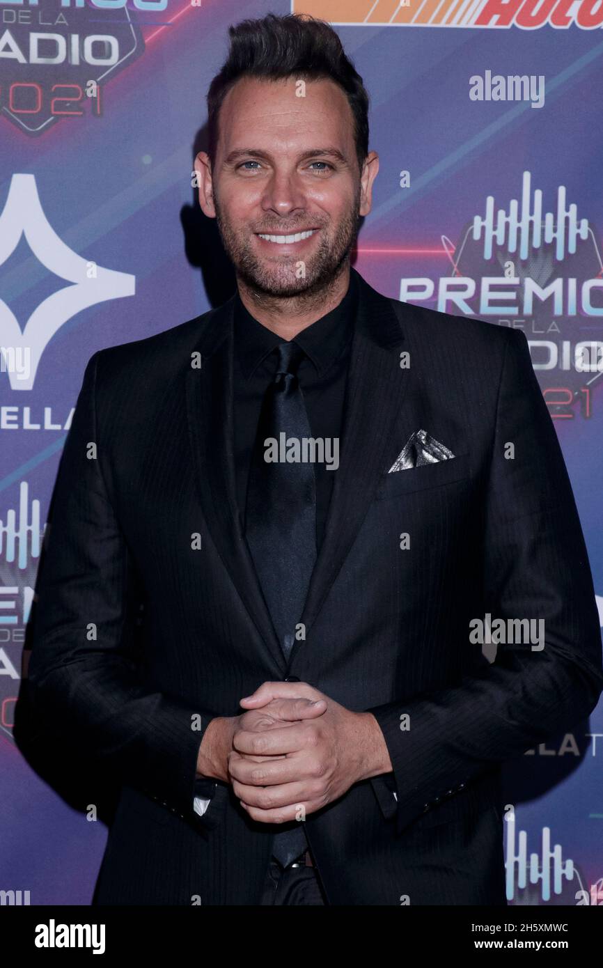 2021 radio Awards, un événement qui reconnaît le meilleur de la musique mexicaine régionale, et qui se tient pour la première fois au Mexique Banque D'Images