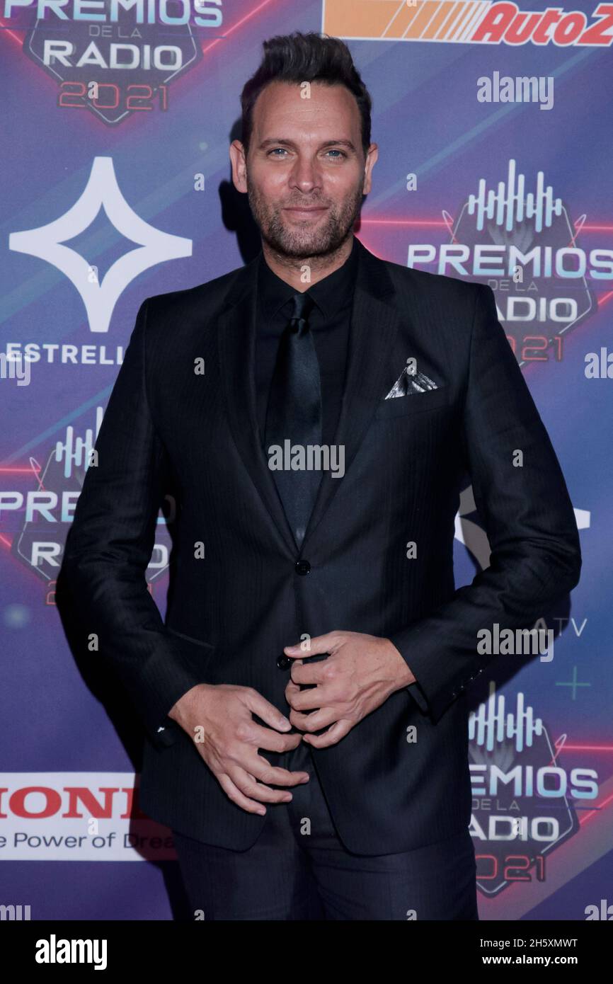 2021 radio Awards, un événement qui reconnaît le meilleur de la musique mexicaine régionale, et qui se tient pour la première fois au Mexique Banque D'Images