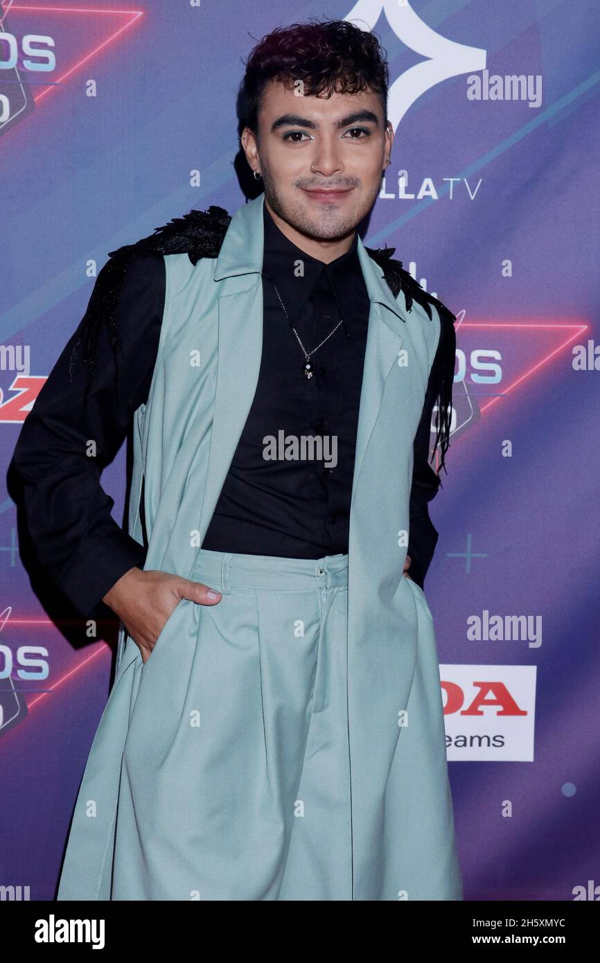 2021 radio Awards, un événement qui reconnaît le meilleur de la musique mexicaine régionale, et qui se tient pour la première fois au Mexique Banque D'Images