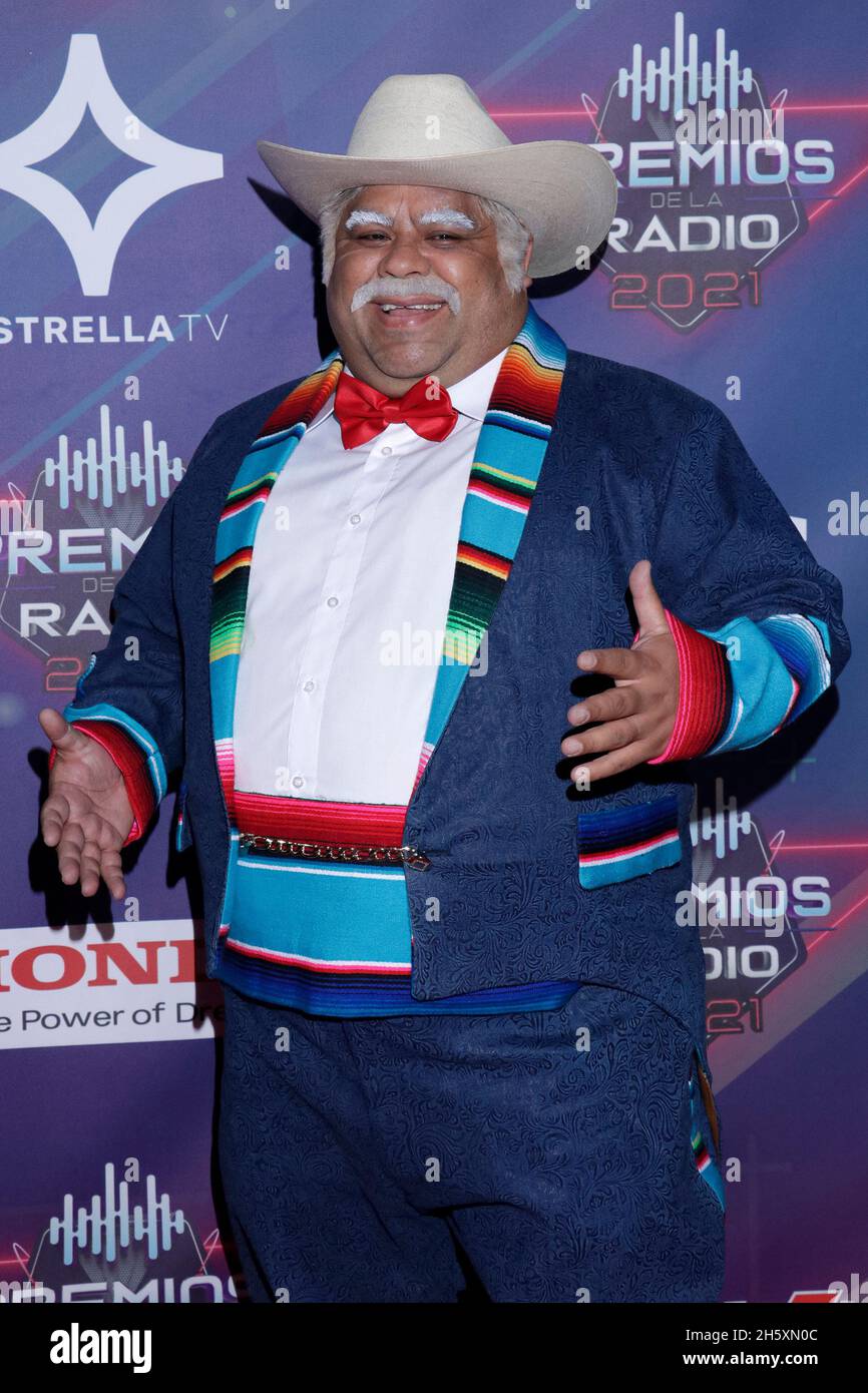 2021 radio Awards, un événement qui reconnaît le meilleur de la musique mexicaine régionale, et qui se tient pour la première fois au Mexique Banque D'Images
