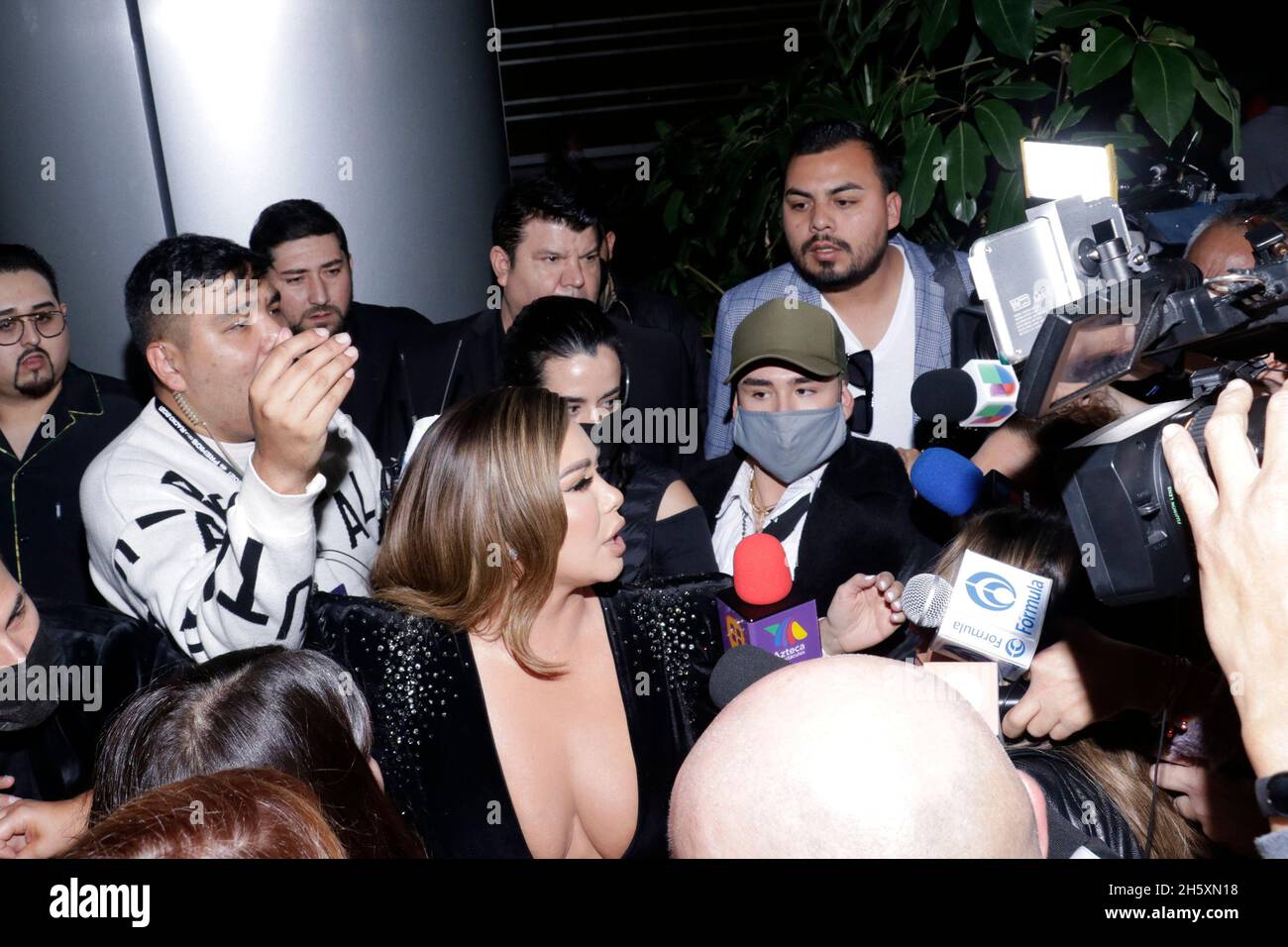 2021 radio Awards, un événement qui reconnaît le meilleur de la musique mexicaine régionale, et qui se tient pour la première fois au Mexique Banque D'Images