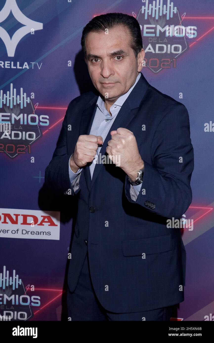 2021 radio Awards, un événement qui reconnaît le meilleur de la musique mexicaine régionale, et qui se tient pour la première fois au Mexique Banque D'Images