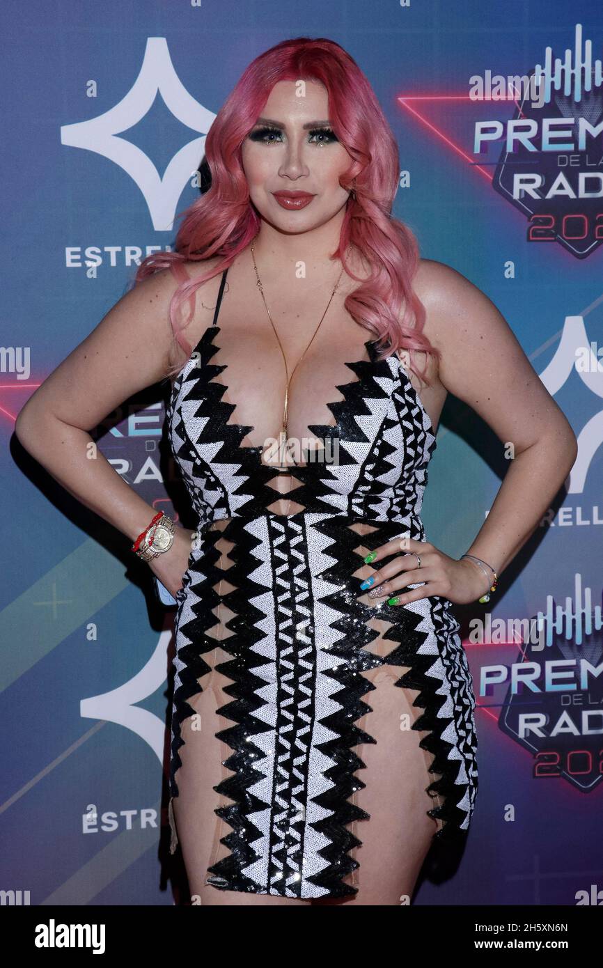 2021 radio Awards, un événement qui reconnaît le meilleur de la musique mexicaine régionale, et qui se tient pour la première fois au Mexique Banque D'Images