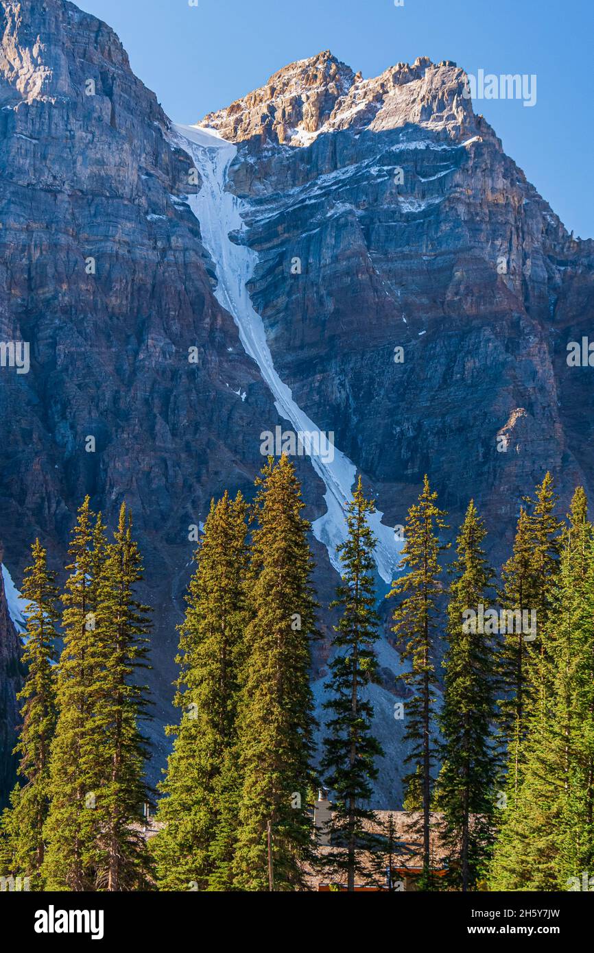 Parc national du lac Moraine Banff Alberta Canada en été Banque D'Images