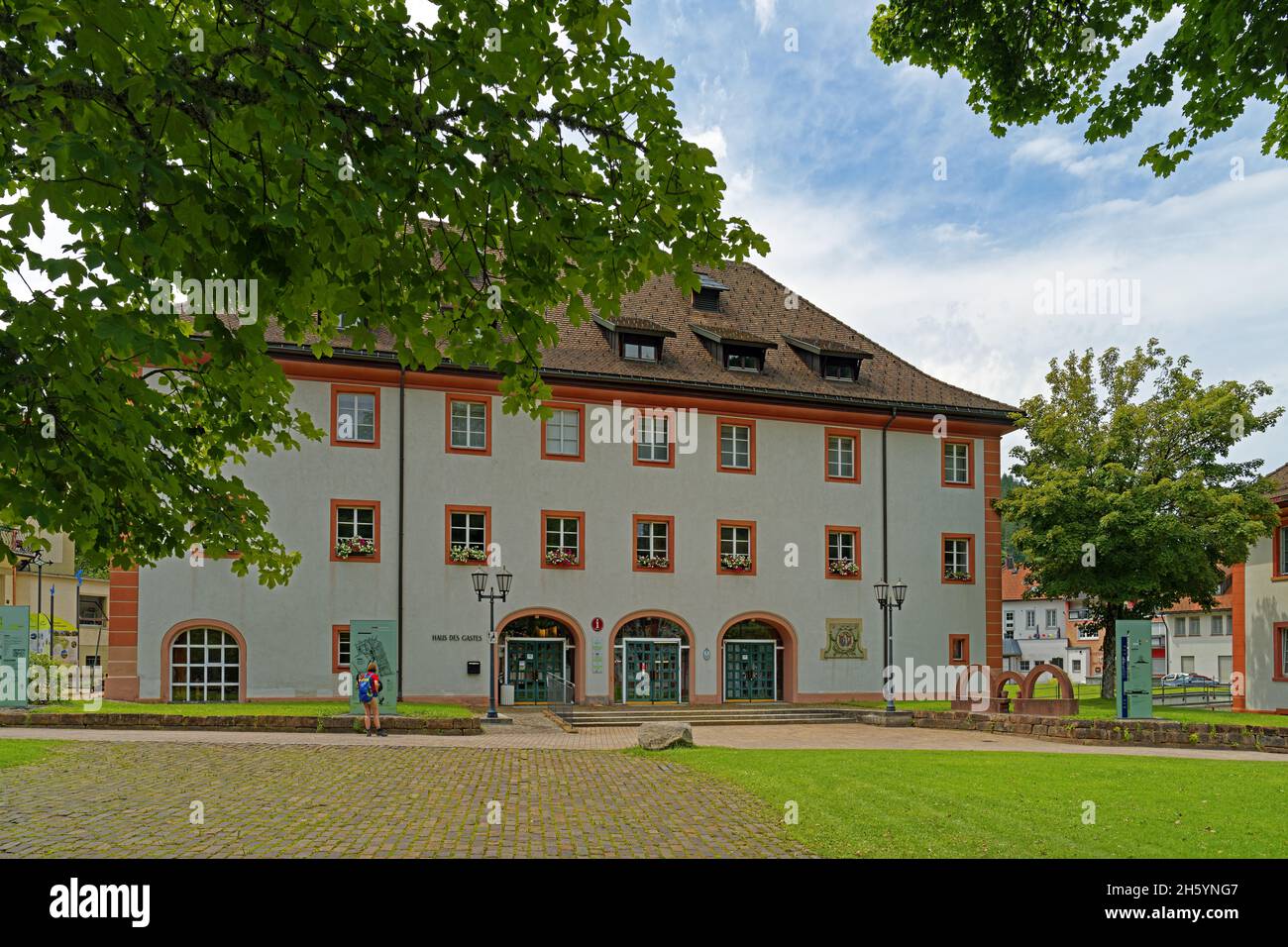 Europe, Allemagne, Bade-Wurtemberg, Sankt Blasien, Am Kurgarten,Landhaus, Schösschen, Schösschen, Schösschen, Schösschen,Tourismus, Banque D'Images