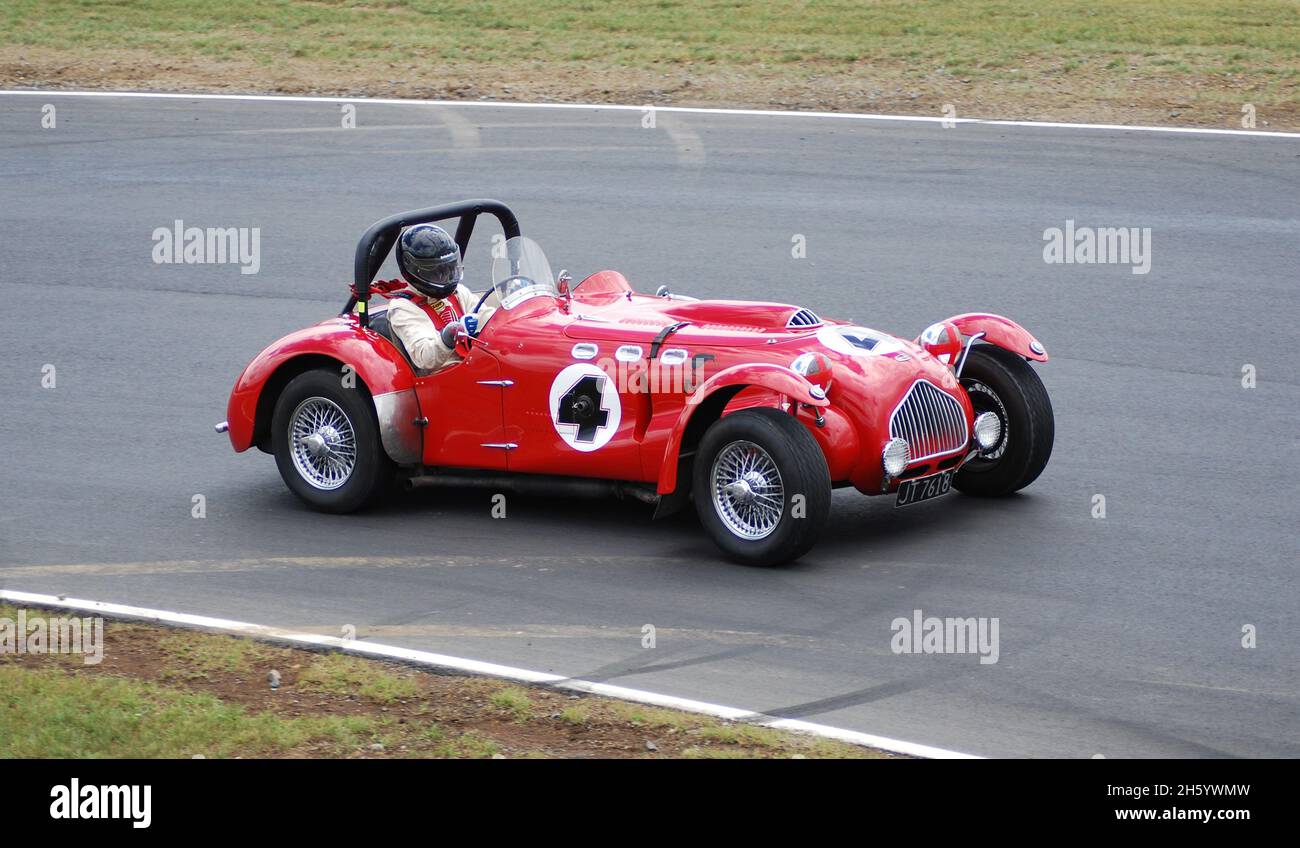 Simone Boult Allard J2 à l'inauguration officielle de Hampton Downs NZ, 22 janvier 2010. Banque D'Images