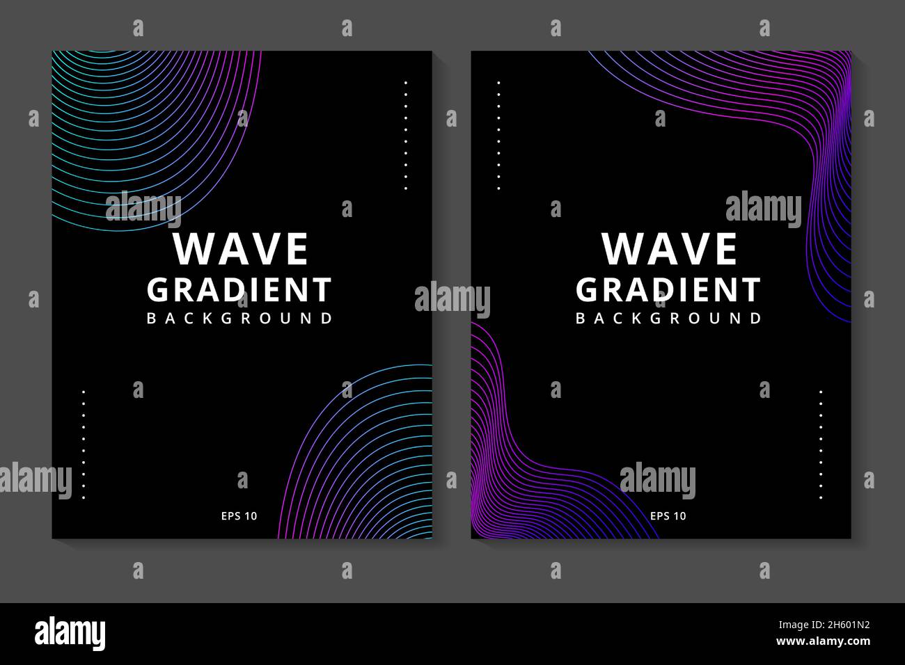 Fond d'onde noir violet Illustration de Vecteur