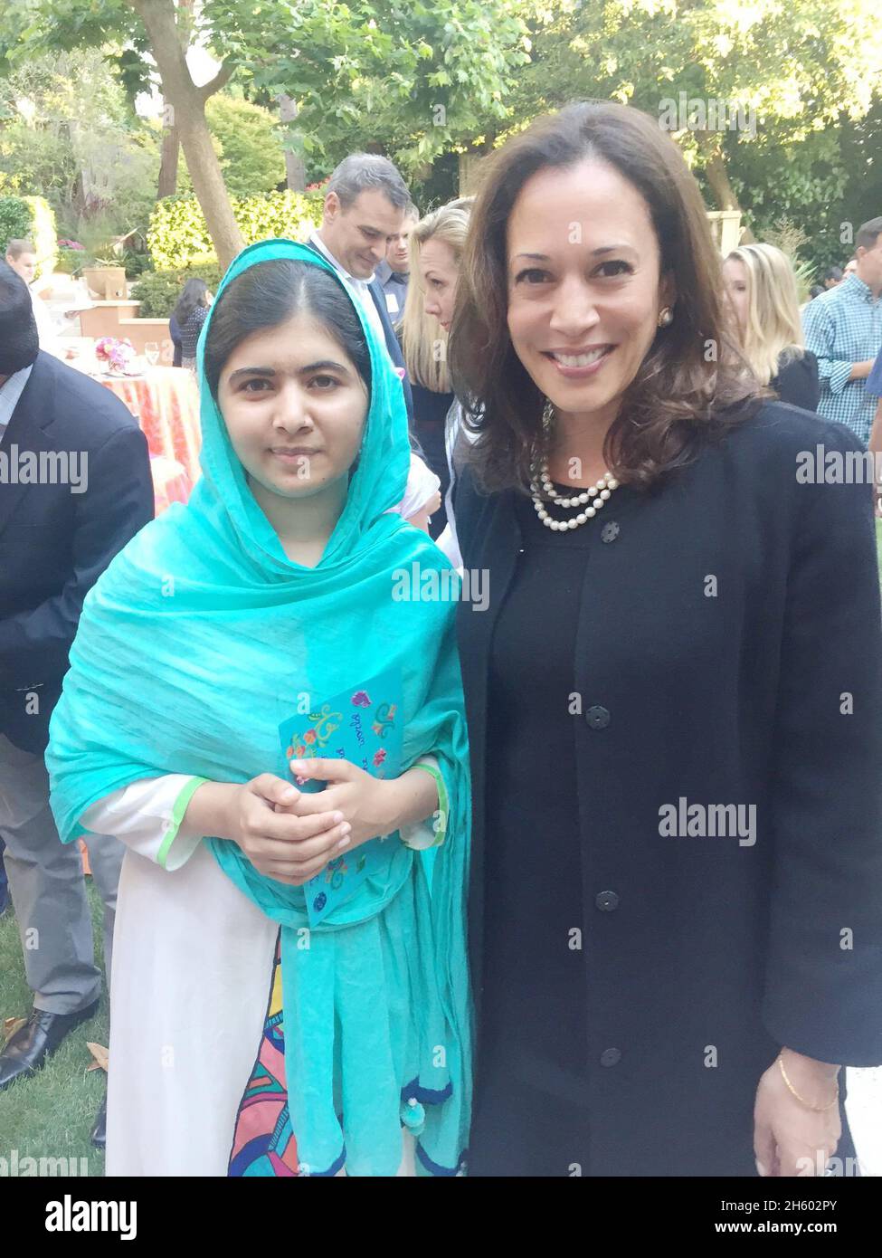 Kamala Harris et Malala Yousafzai ca.1er septembre 2015 Banque D'Images