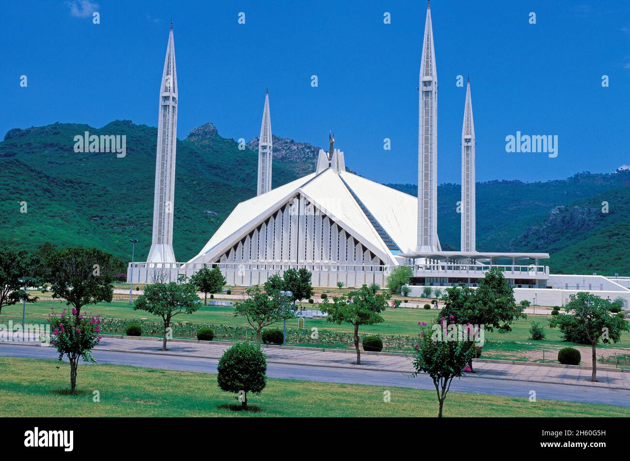 Pakistan.Province du Punjab.Islamabad.Mosquée Shah Faiçal Banque D'Images