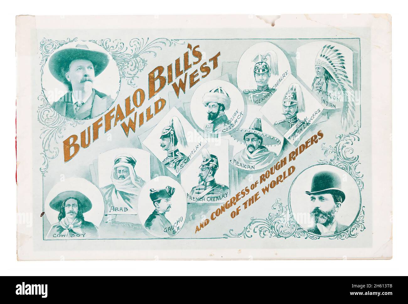 Buffalo bill cody wild west show Banque d'images détourées - Alamy