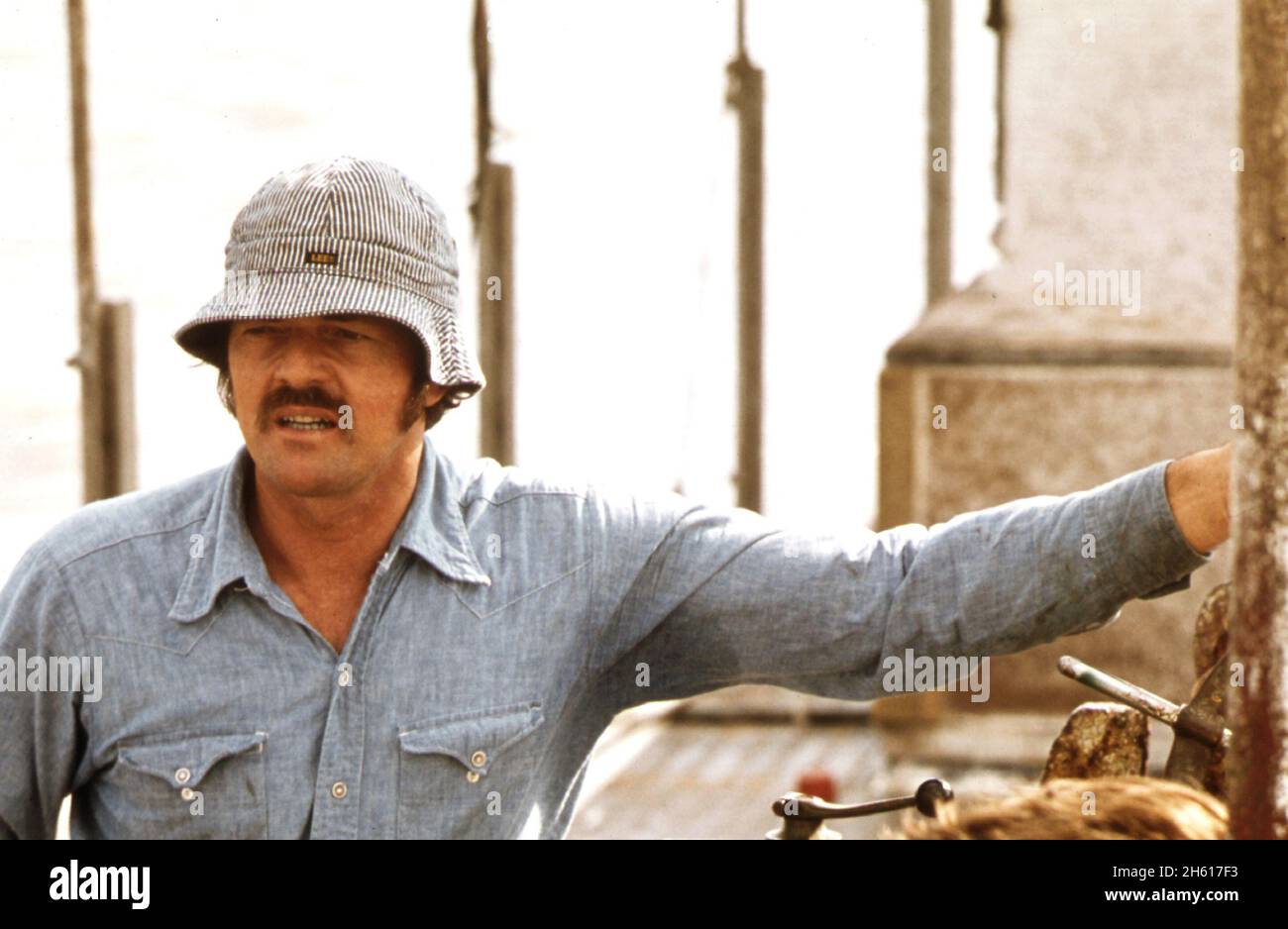 A Lake Borgne oystermen en Louisiane ca.Juin 1973 Banque D'Images