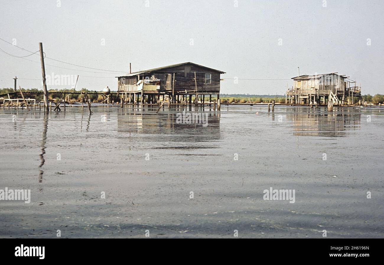 Louisiane--Lac Pontchartrain ca.Mai 1972 Banque D'Images