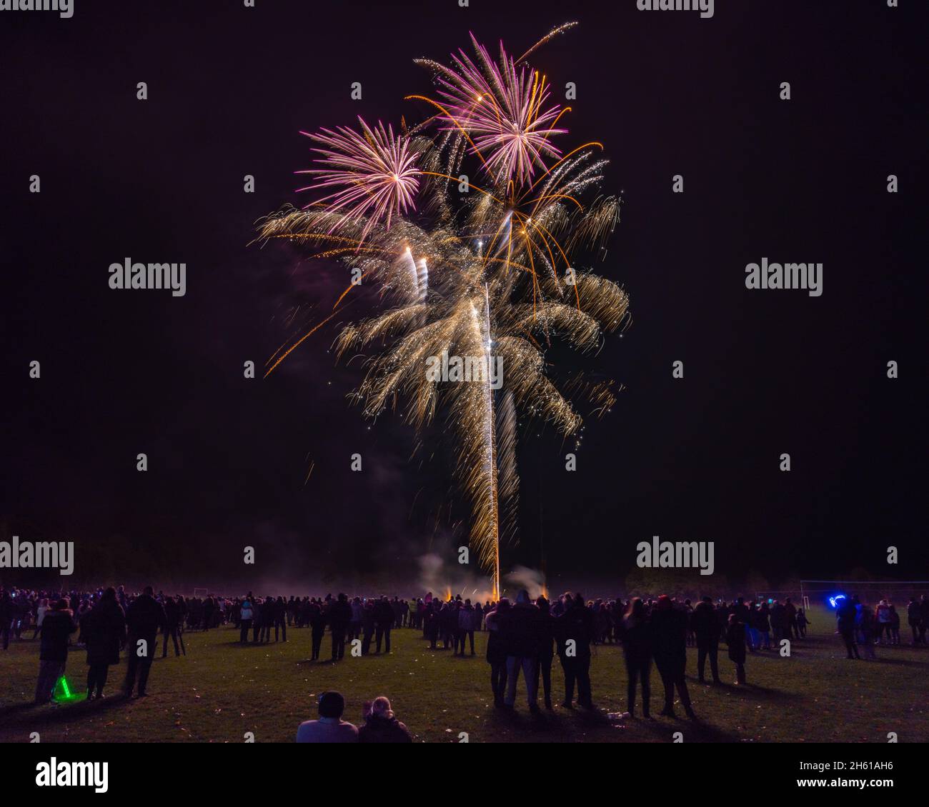 Towneley Hall Bonfire & Fireworks 2021.Photos prises par Mark Stinchon Photography. Banque D'Images