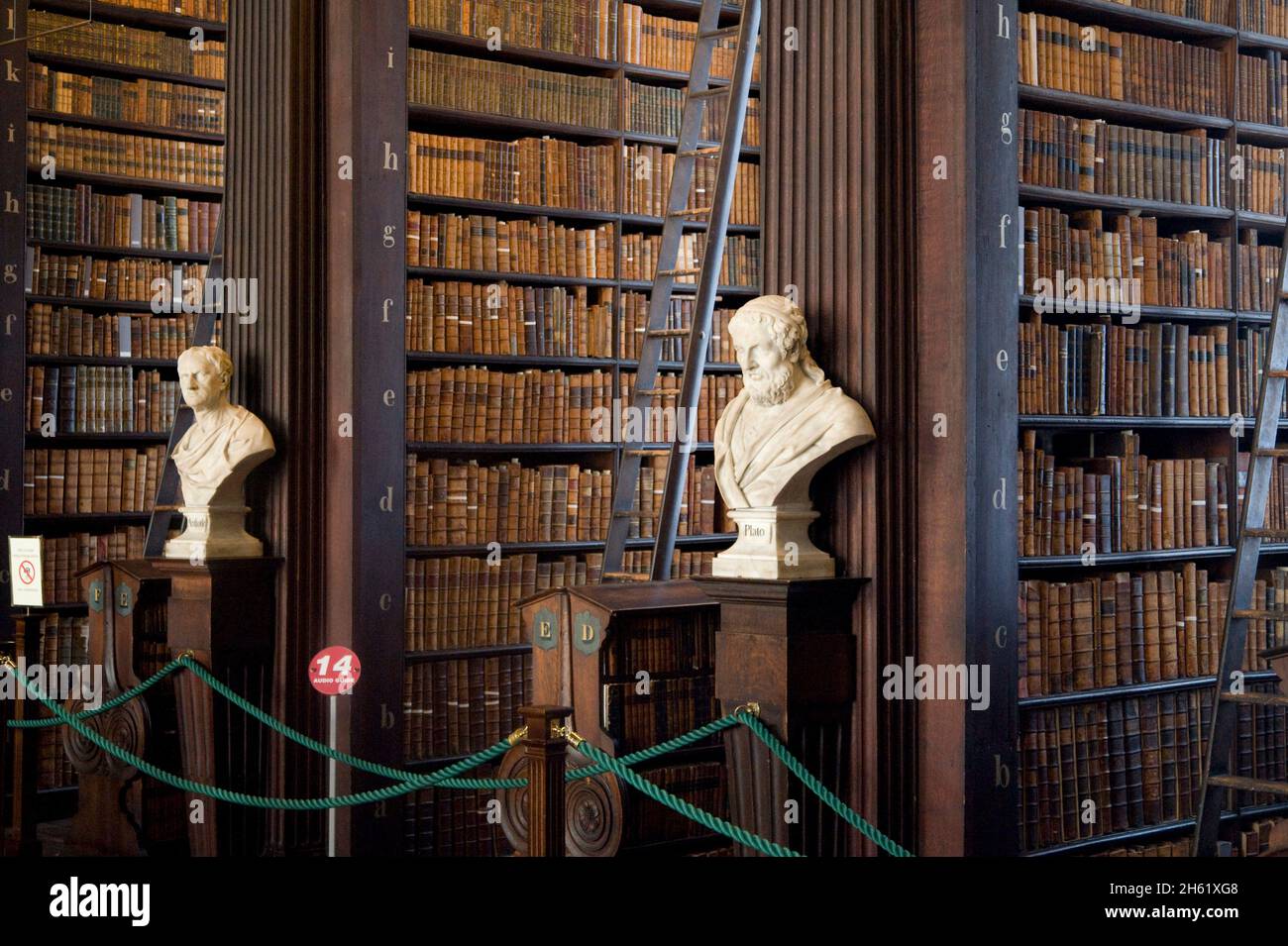 Bibliothèque Trinity College long Room, Dublin, Irlande Banque D'Images