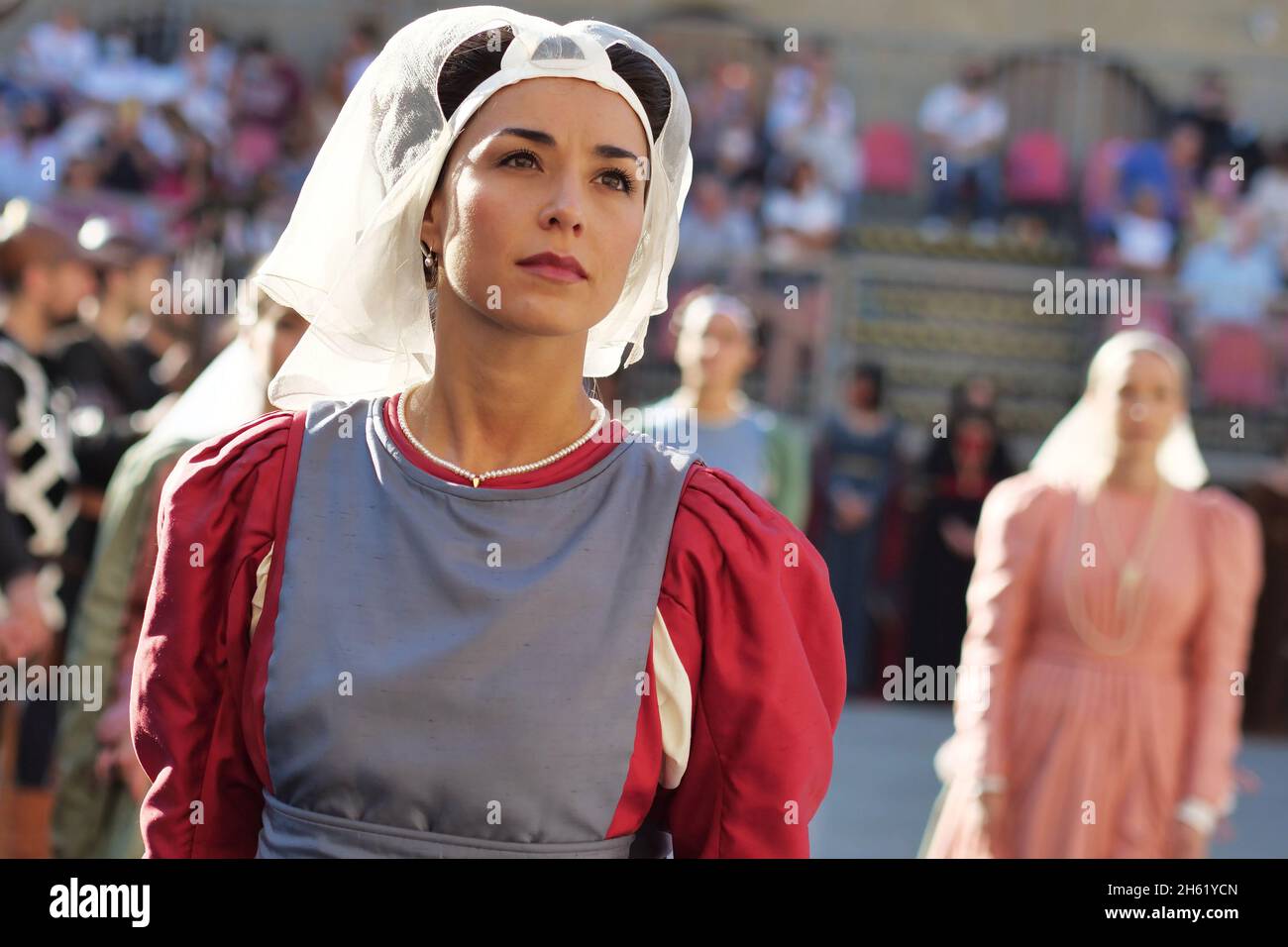 Italie, Sansepolcro (Arezzo), 12 septembre 2021 : Palio de Crossbow (Palio della Balestra).Il s'agit d'un événement historique qui a été tenu en permanence Banque D'Images