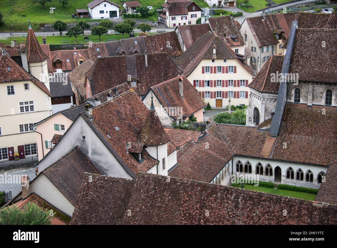 impressions de saint-ursanne,canton jura,suisse Banque D'Images