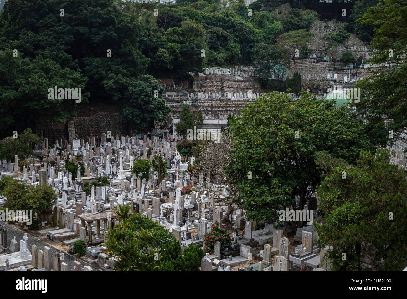 cimetière musulman de hong kong Banque D'Images