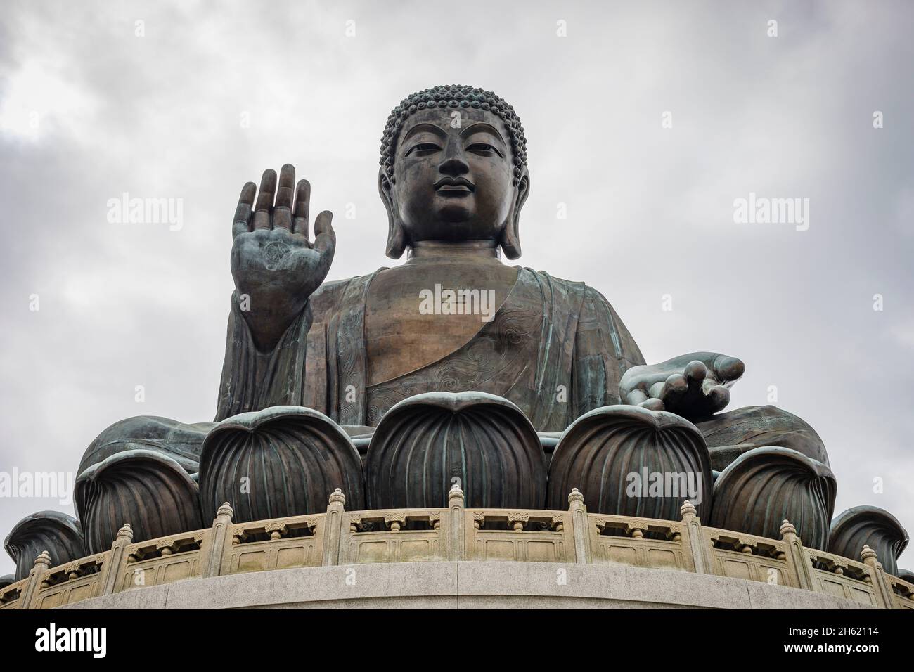 nong ping grand bouddha, tian tan bouddha, lantau Banque D'Images