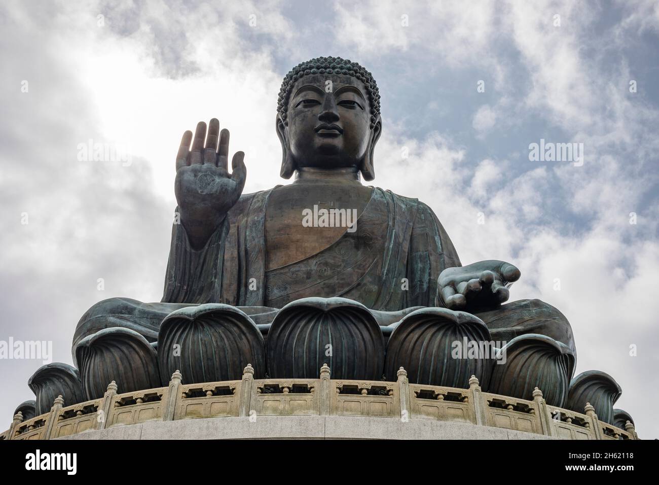 nong ping grand bouddha, tian tan bouddha, lantau Banque D'Images