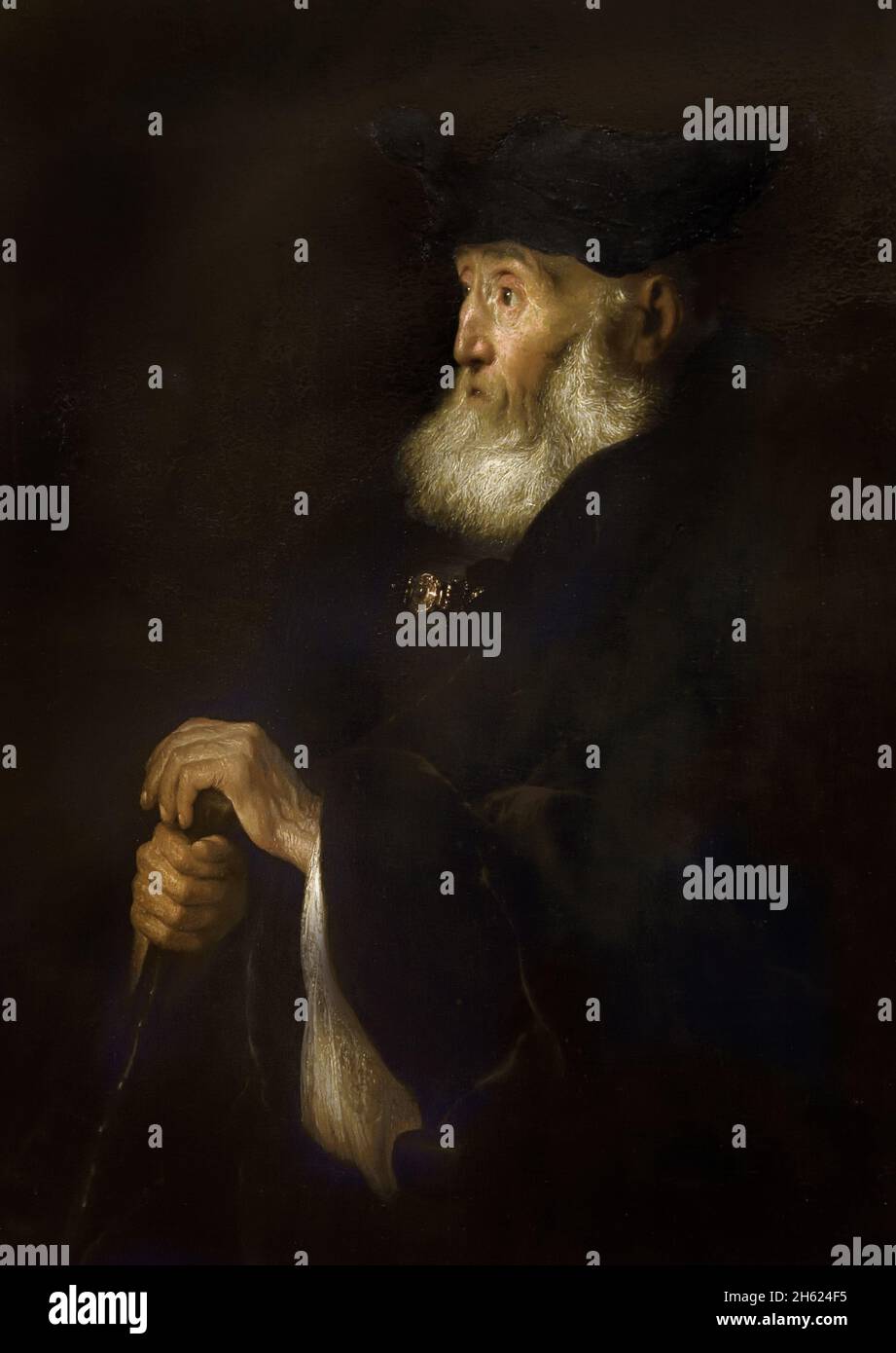 Portrait de Rabbi 1645 - 1650 par Koninck Salomon, 1609/ 1656 Néerlandais pays-Bas Banque D'Images