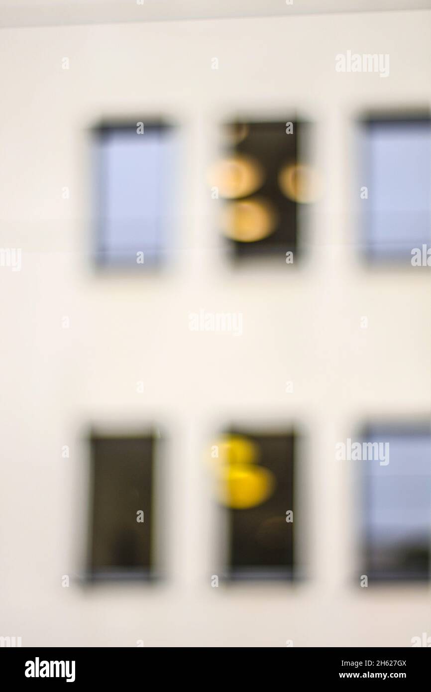 fenêtre de lumière intérieure, flou abstrait Banque D'Images