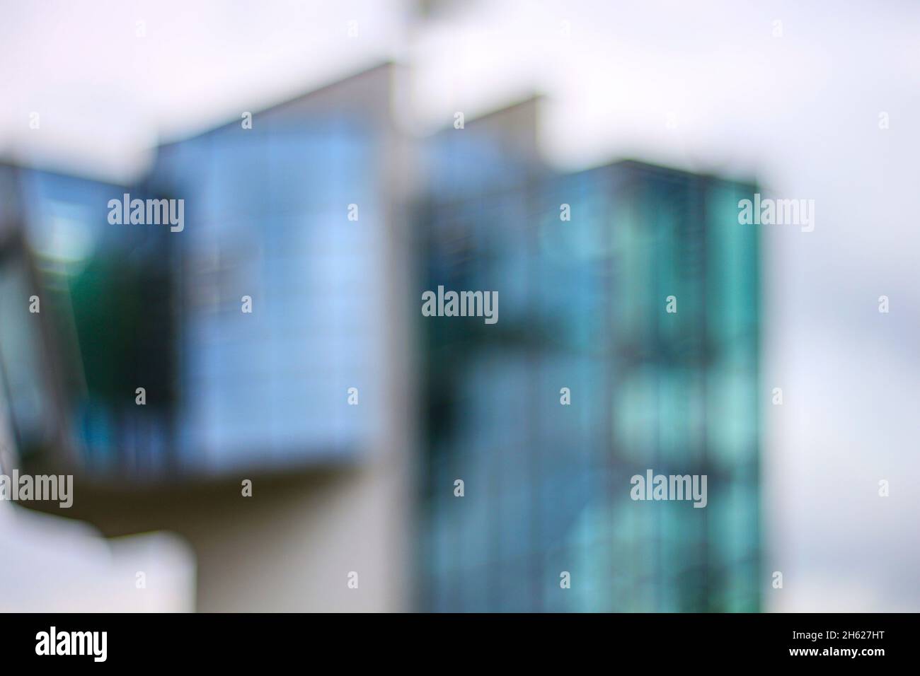 parking moderne, flou abstrait Banque D'Images