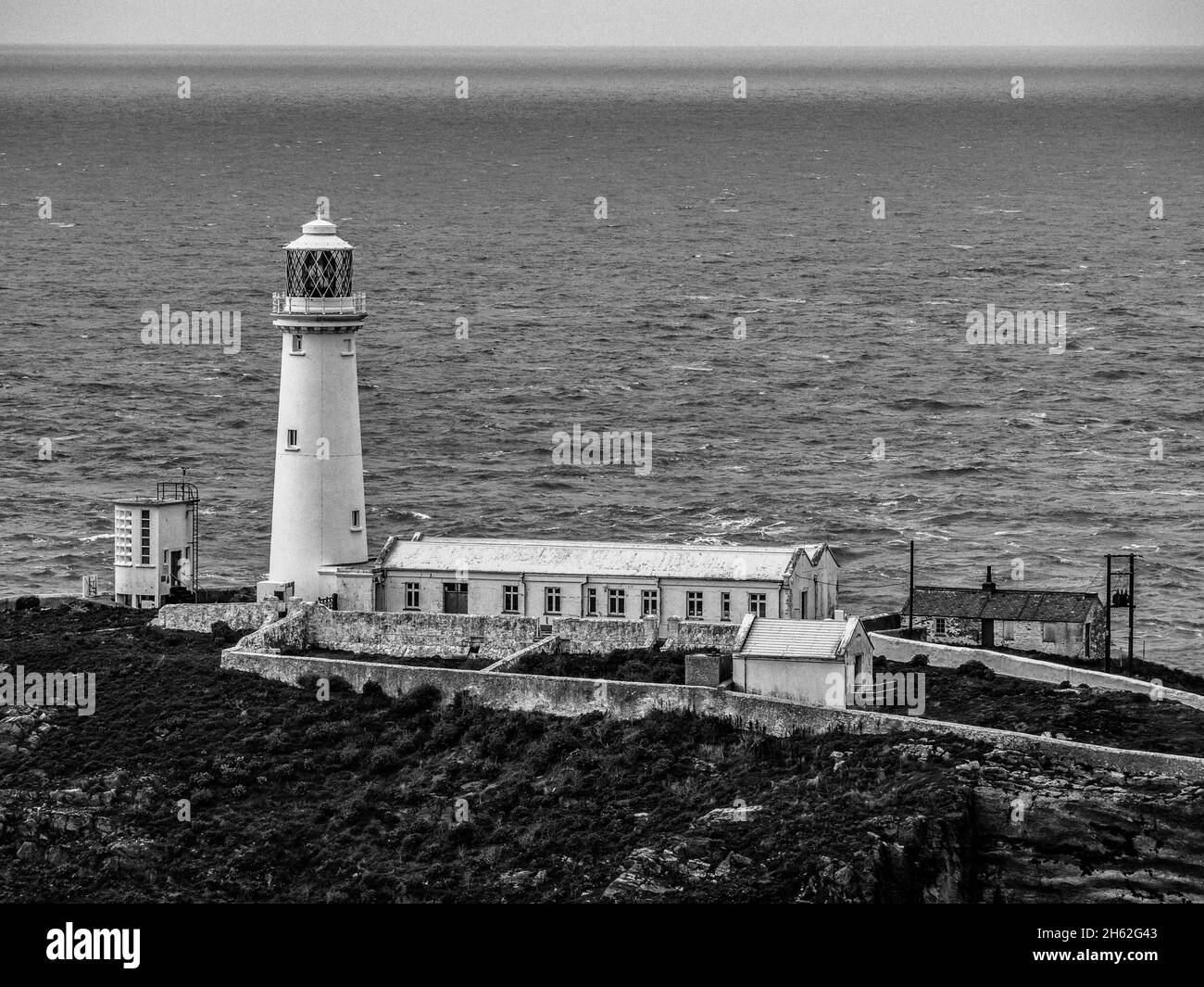 Phare de South Stack, Anglesey Banque D'Images