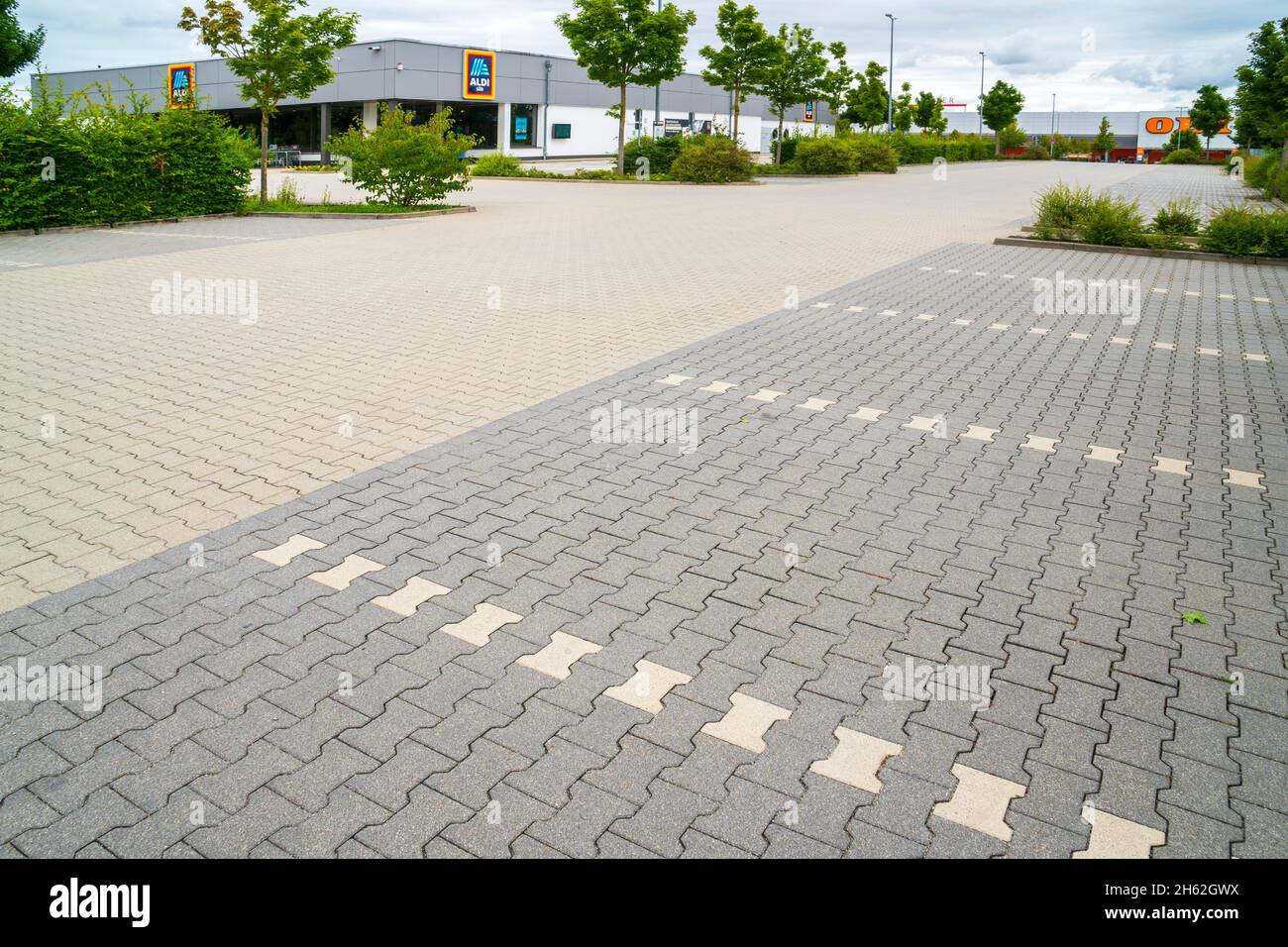 branche de la société aldi süd à landsberg am lech Banque D'Images