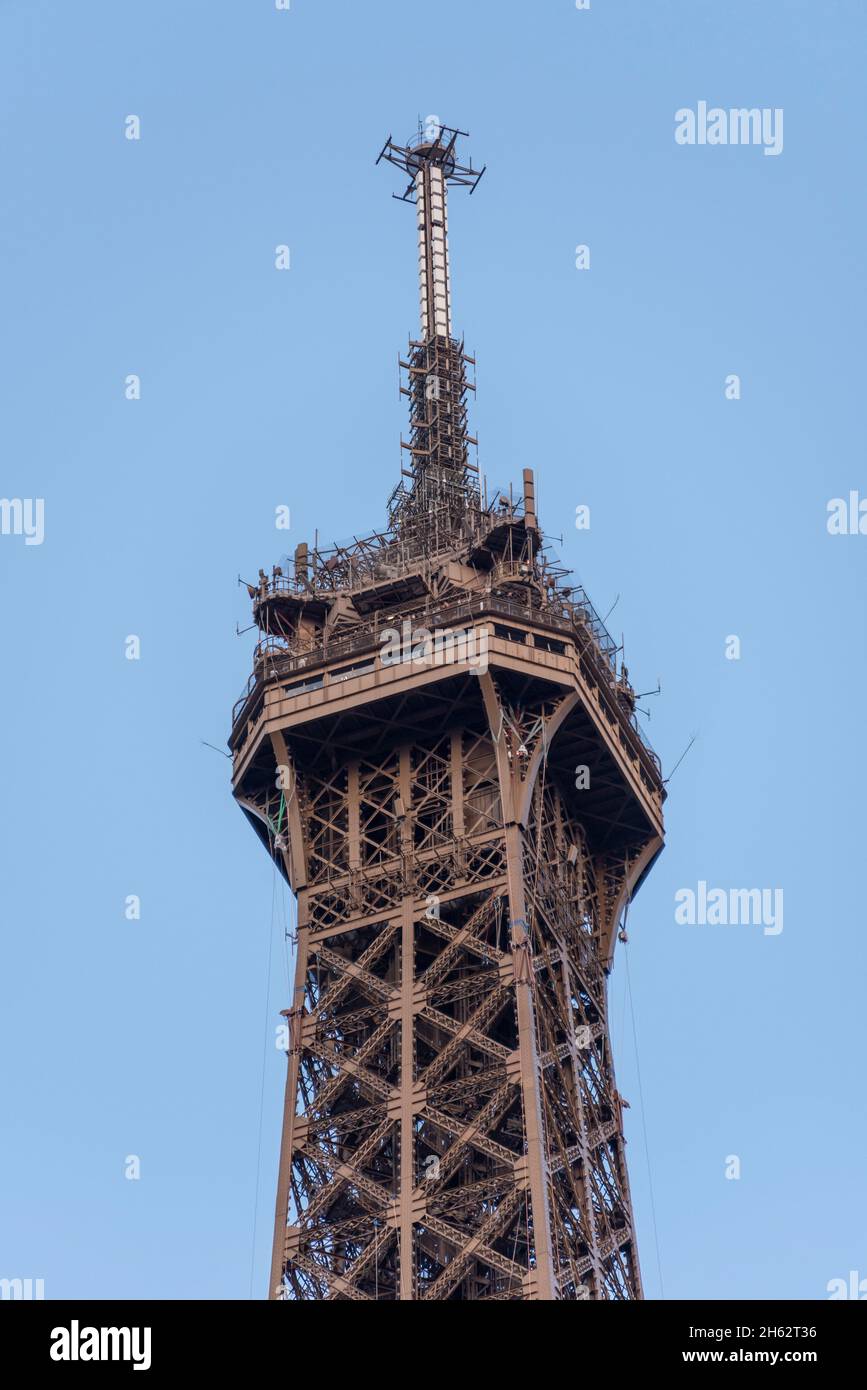 france,paris,ãžle-de-france,tour eiffel,bateau restaurant sur la seine Banque D'Images