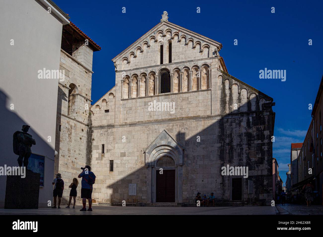 église de st. krsevan sur la place saint krsevan à zadar,dalmatie,croatie Banque D'Images