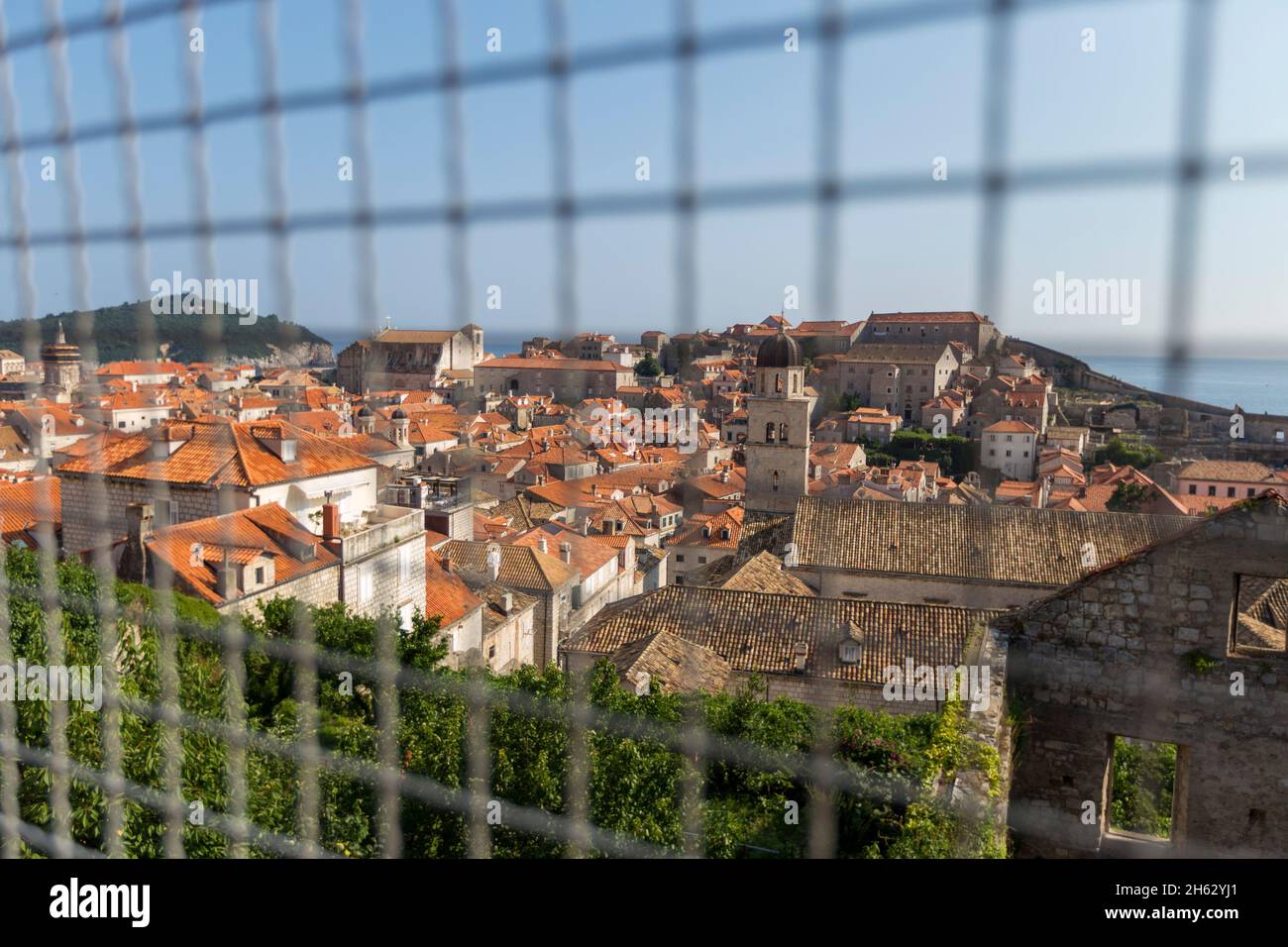 promenade autour de dubrovnik, croatie - célèbre lieu de tournage pour le jeu de thrones. il s'appelle: le débarquement du roi Banque D'Images