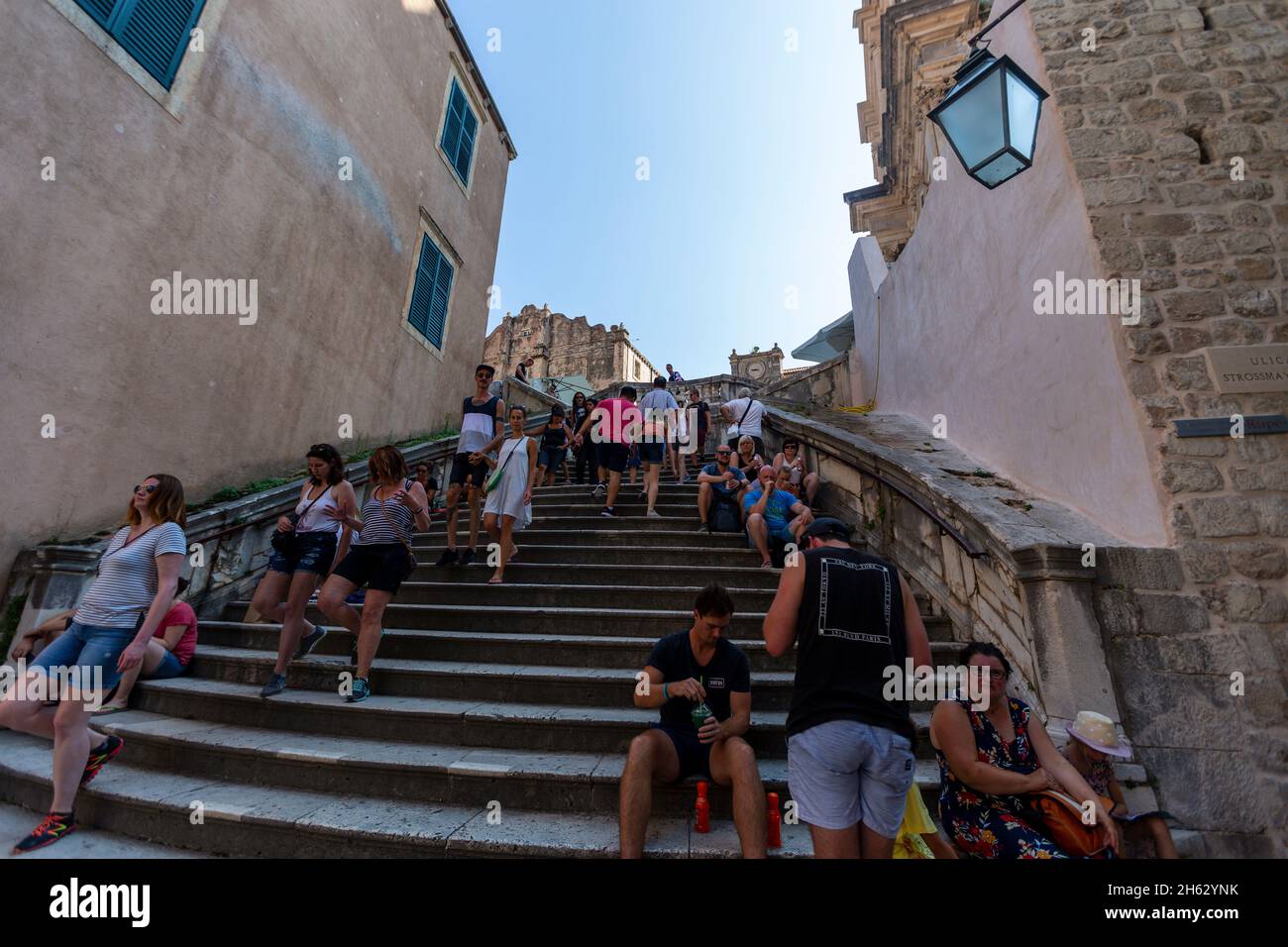 un des jeux les plus populaires de lieux de thrones à dubrovnik, croatie, grâce à la célèbre –€œwalk de honte –€ scène Banque D'Images