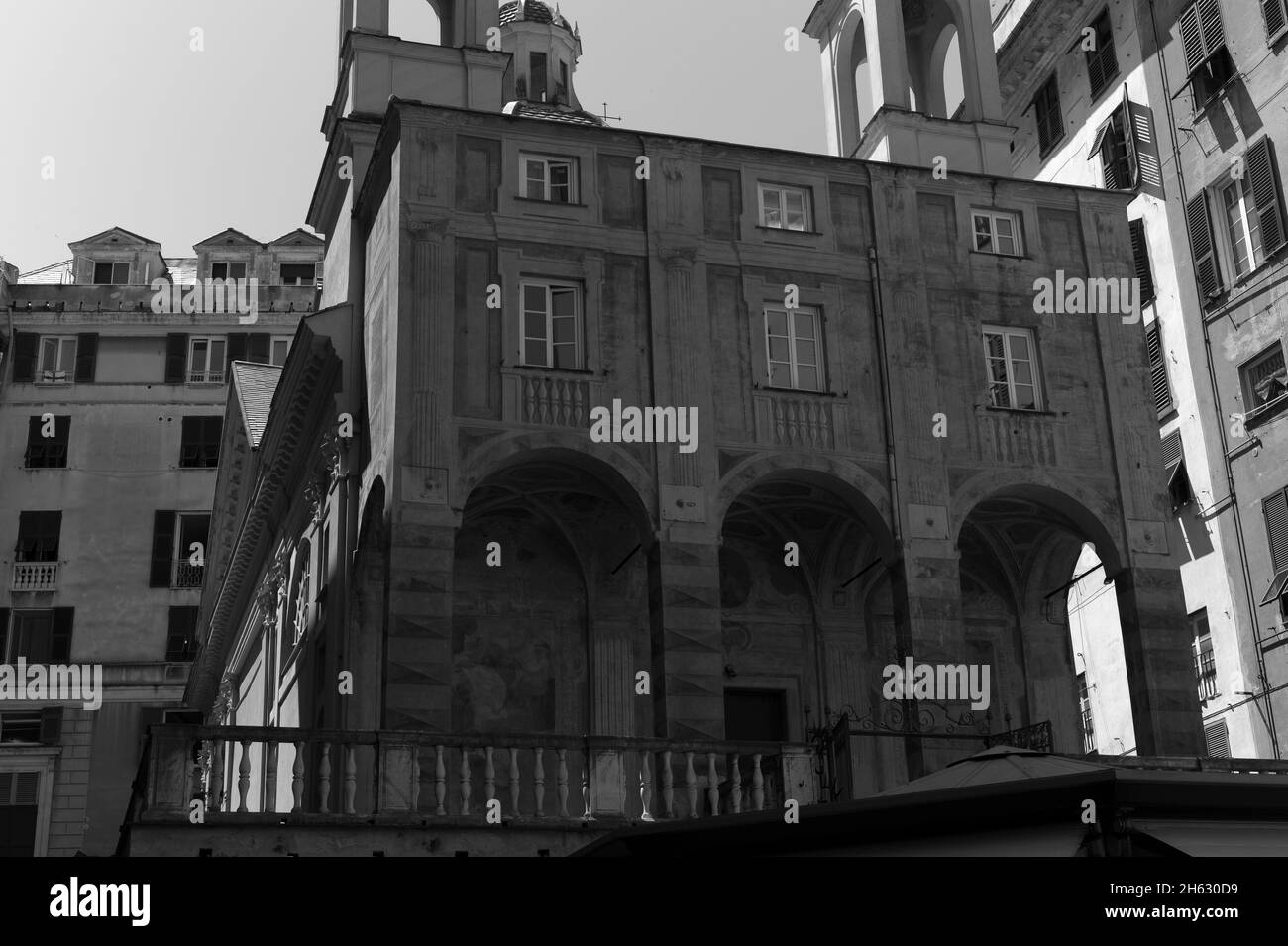 juste quelques photos de rue dans la ville de gênes, la capitale de la région de ligurie en italie Banque D'Images