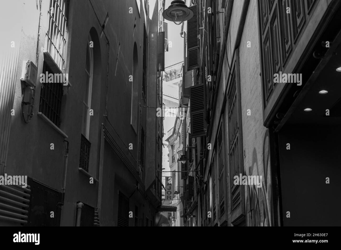juste quelques photos de rue dans la ville de gênes, la capitale de la région de ligurie en italie Banque D'Images