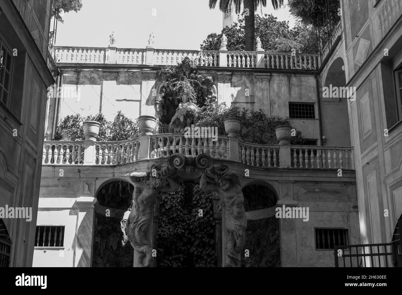 juste quelques photos de rue dans la ville de gênes, la capitale de la région de ligurie en italie Banque D'Images