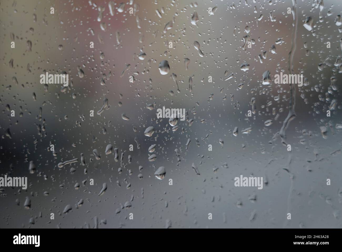 allemagne,bavière,temps pluvieux,fenêtre,gouttes de pluie Banque D'Images