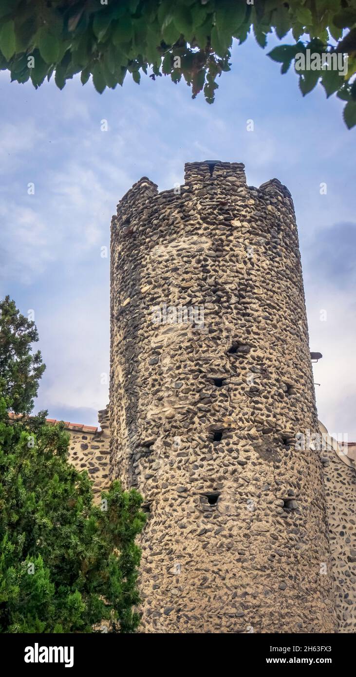 tour des remparts de bouleternère. construit au xiiie siècle. Banque D'Images