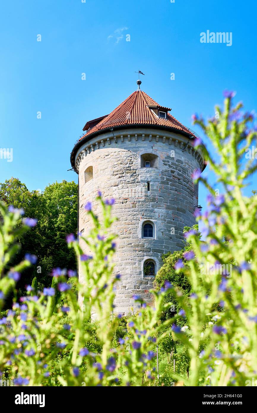 le gallerturm überlinger est l'un des nombreux monuments de la ville Banque D'Images