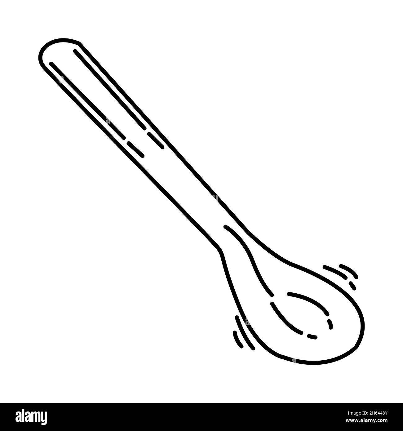 Spatule à crème pour visage partie de femmes Outils de traitement du visage ensemble d'icônes dessinées à la main vecteur. Illustration de Vecteur