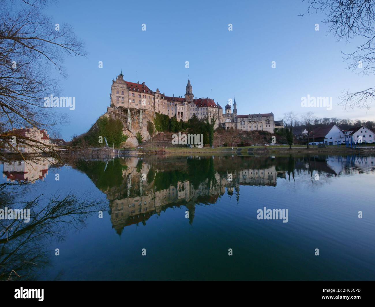 Sigmaringen, Allemagne: Le château Banque D'Images